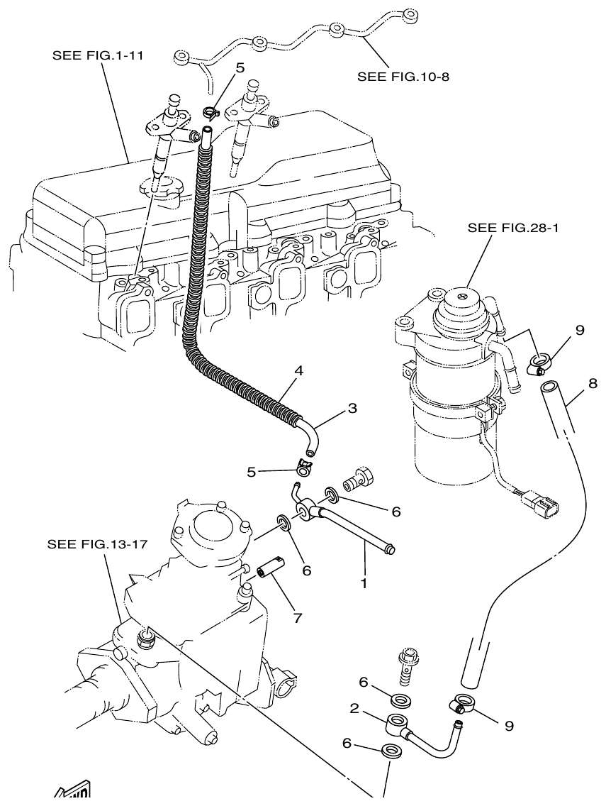 Yamaha ME372STIP1 FUEL PUMP parts diagram