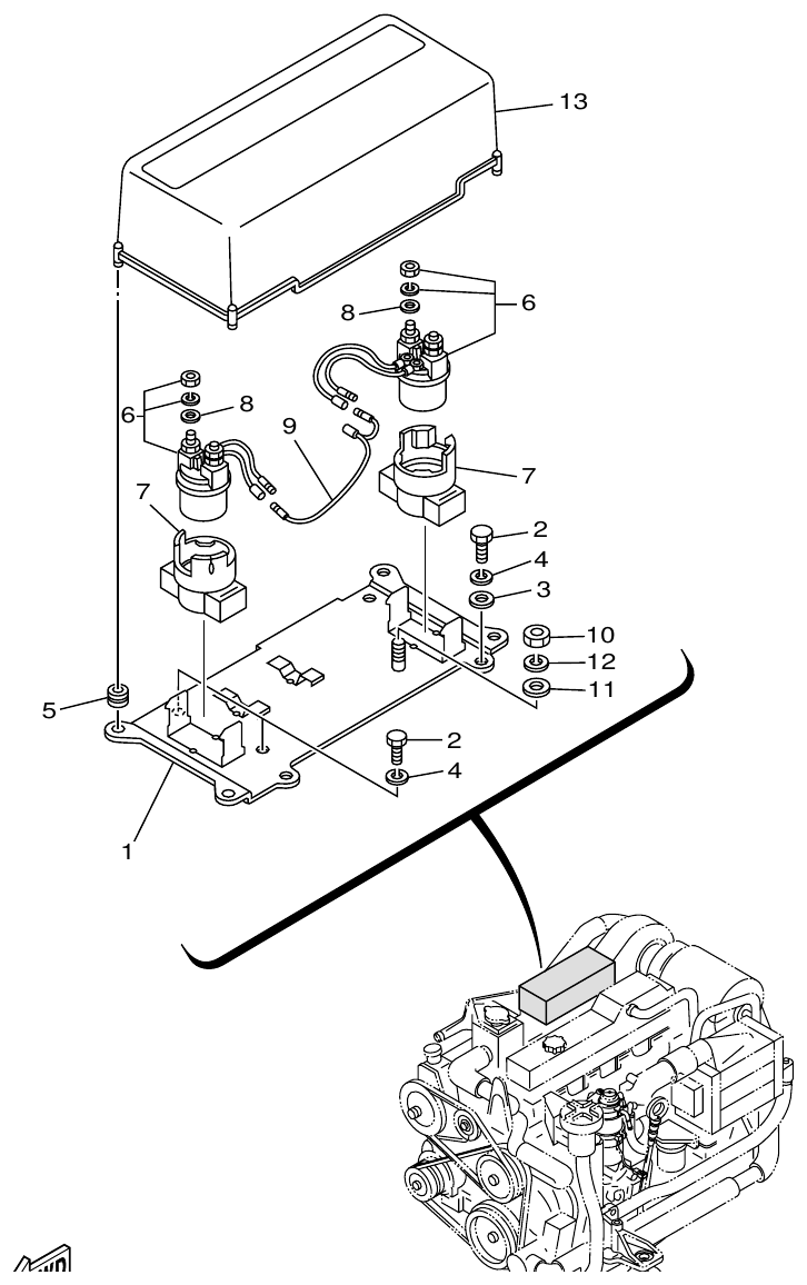 Yamaha ME372STIP1 ELECTRICAL 1 parts diagram