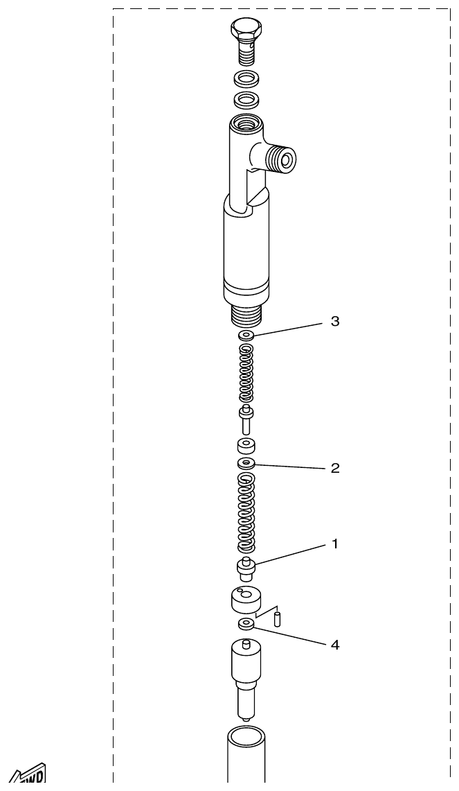 Yamaha ME421STI ADJUSTING SHIM (FOR NOZZLE HOLDER ASSY) parts diagram