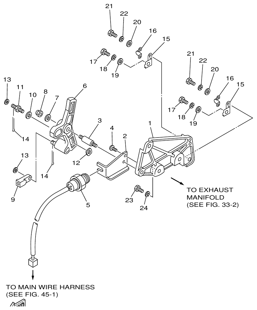 Yamaha ME421STI SHIFT ASSIST UNIT (ME421STIP1/STIP2) parts diagram