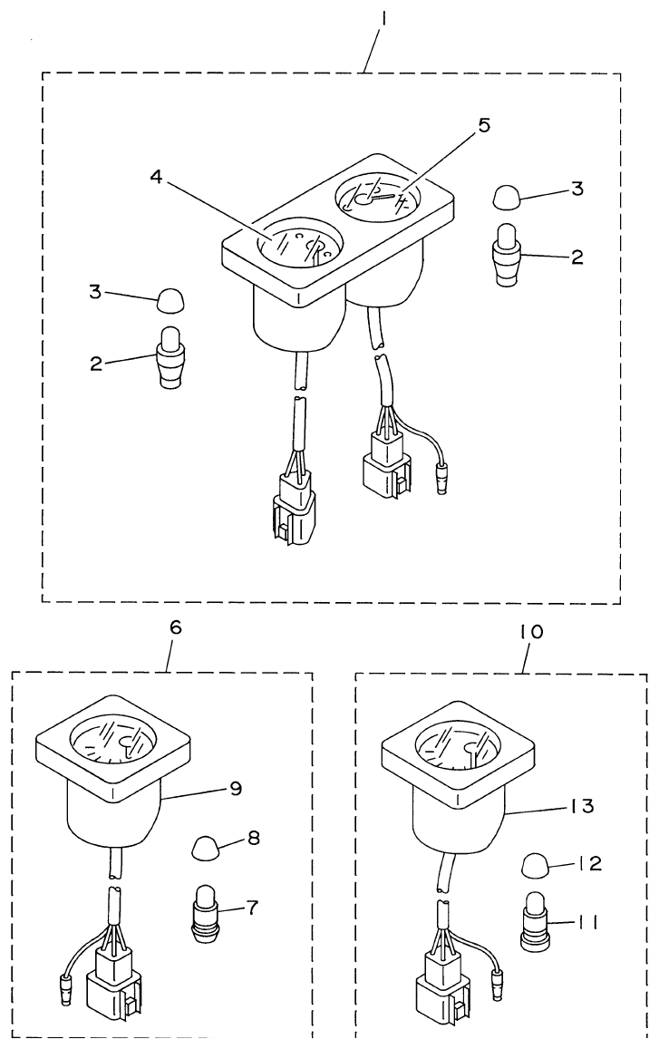 Yamaha ME421STI OPTIONAL PARTS 2 parts diagram
