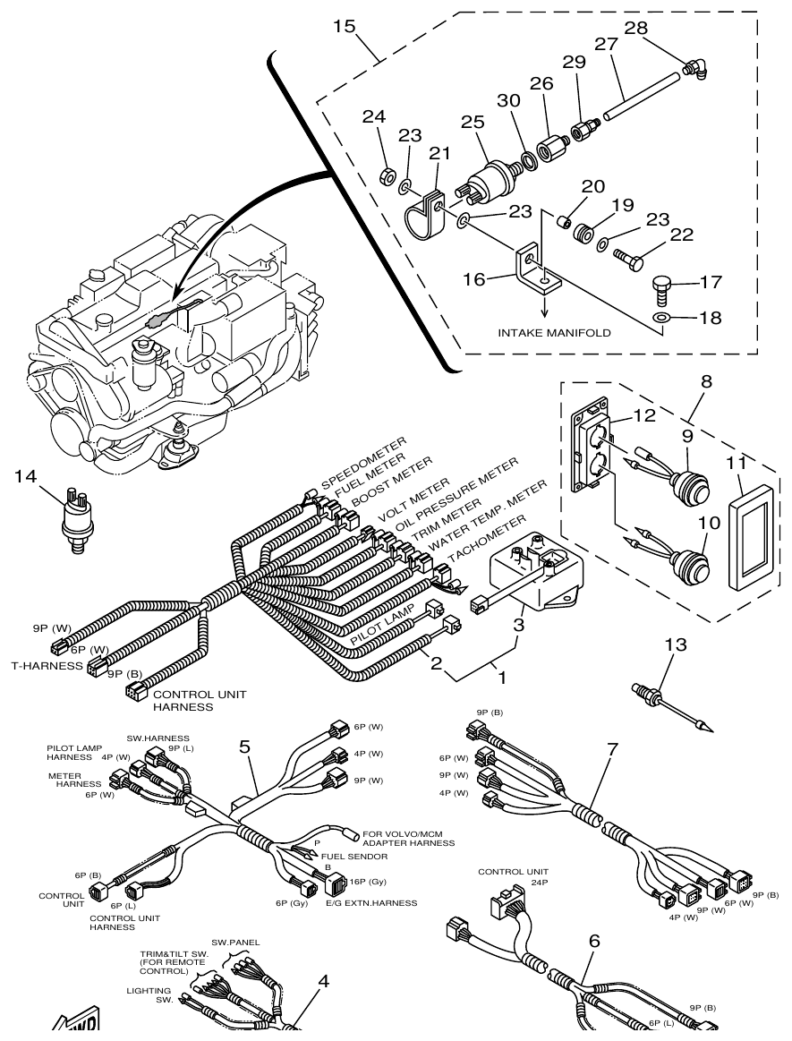 Yamaha ME432STIP1 ELECTRICAL 4 (OPTION) parts diagram