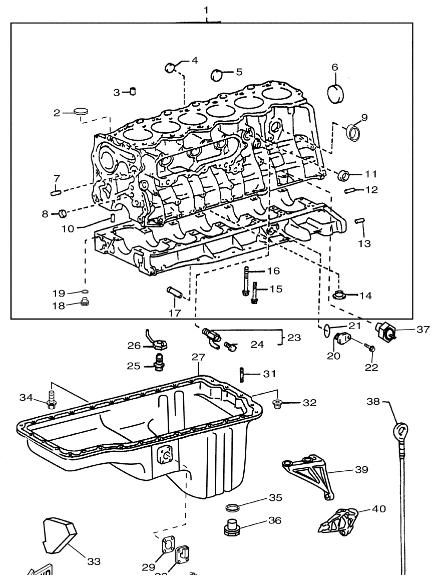 FIG. 2 — CYLINDER BLOCK