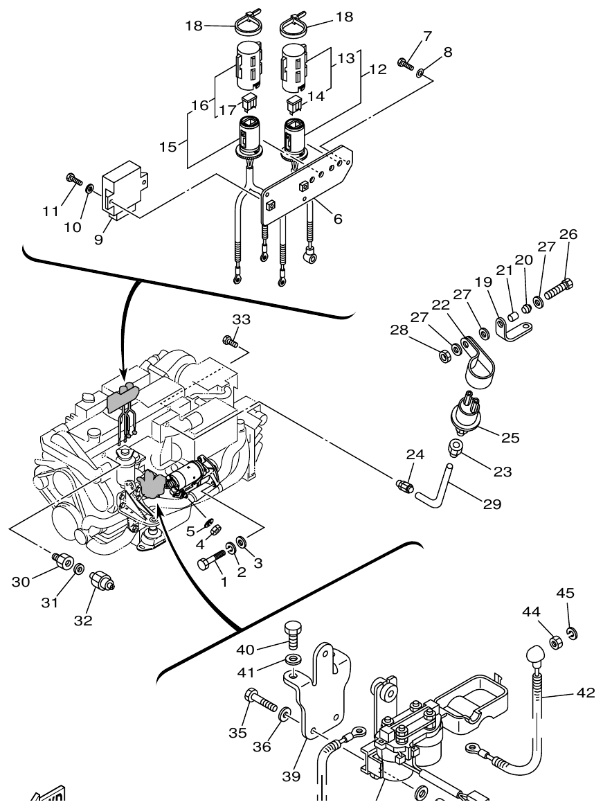 Yamaha ME432STIP2 ELECTRICAL 1 parts diagram