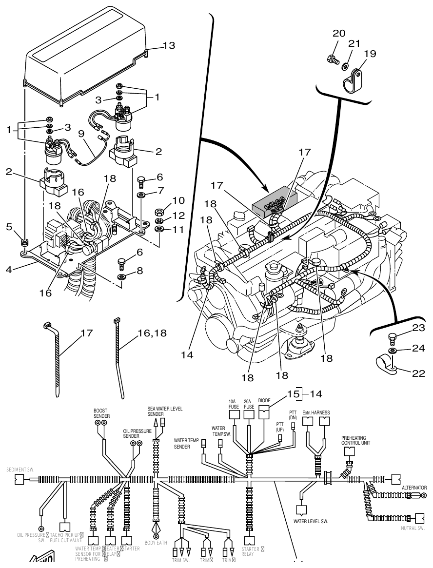 Yamaha ME432STIP2 ELECTRICAL 2 parts diagram