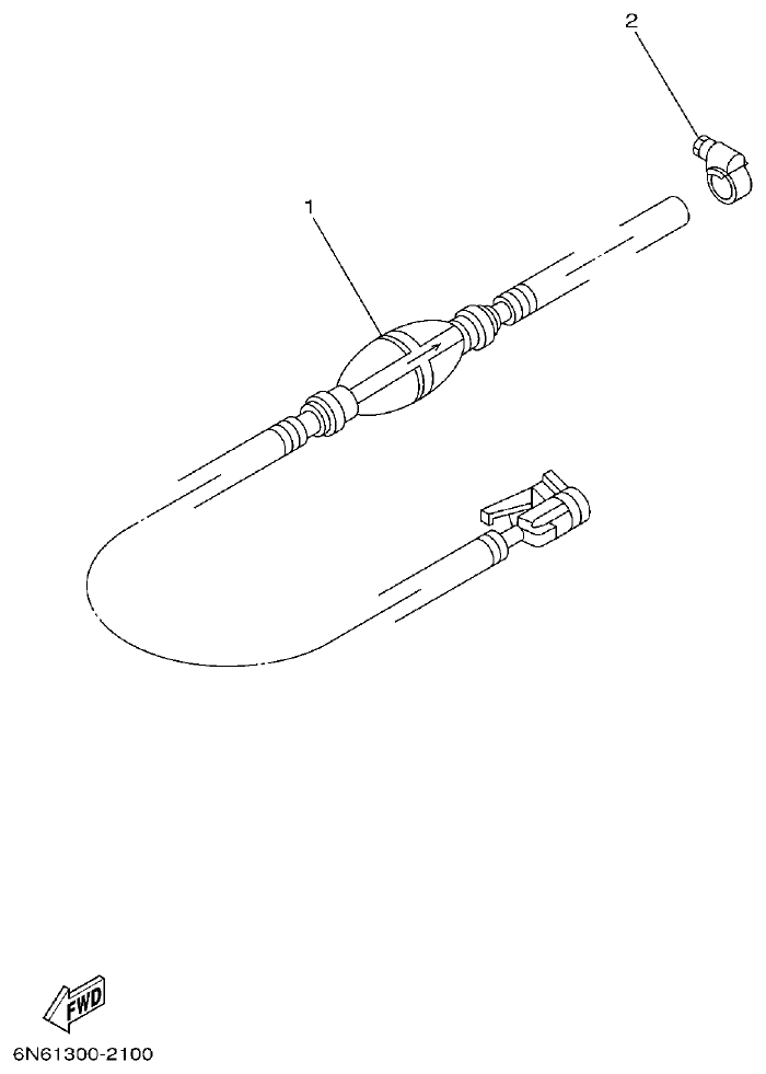 Yamaha A1 FUEL 2 parts diagram