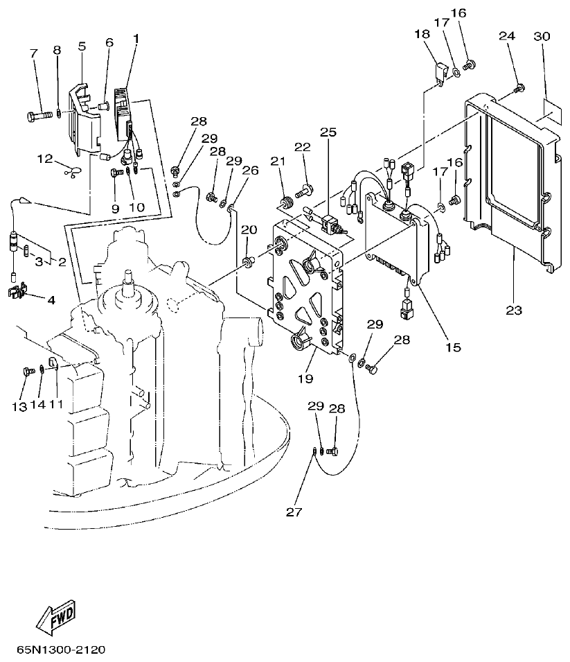 Yamaha A1 ELECTRICAL 1 parts diagram