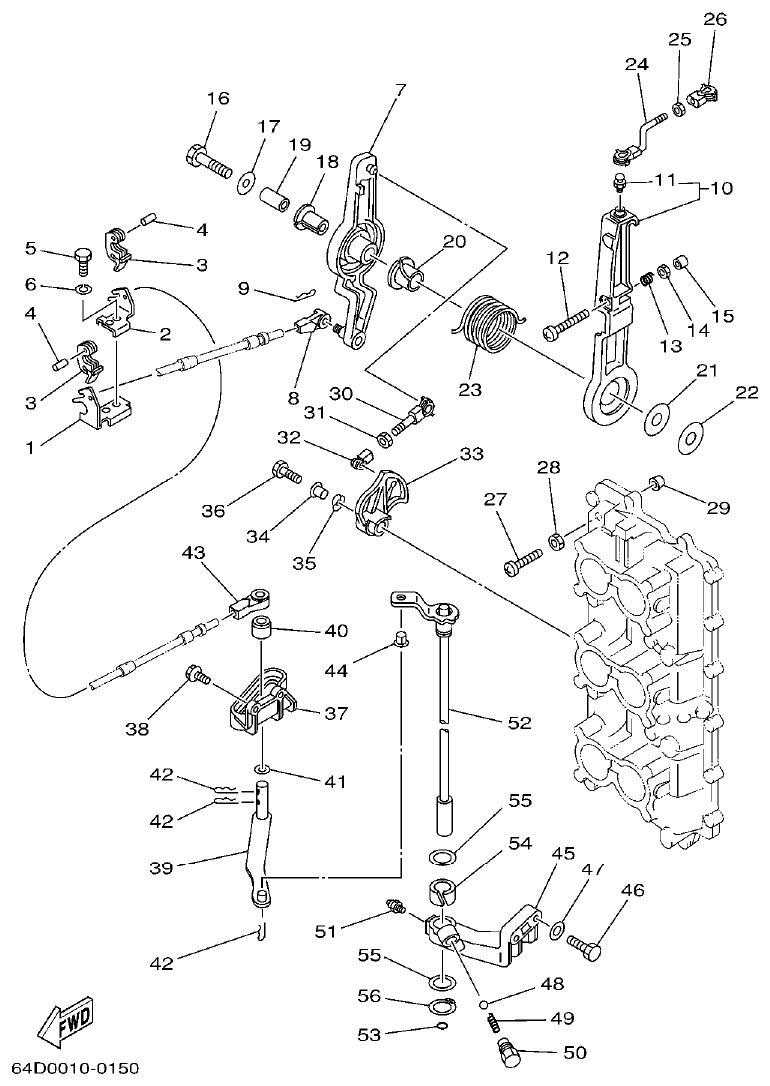 Yamaha A1 CONTROL parts diagram