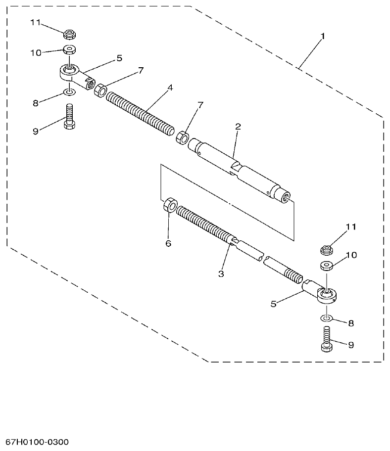 Yamaha A1 STEERING GUIDE ATTACHMENT 2 parts diagram