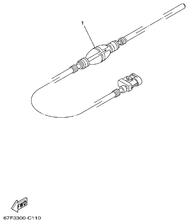 Yamaha 150FETO, 200FETO, L150FETO, L200FETO FUEL 2 parts diagram
