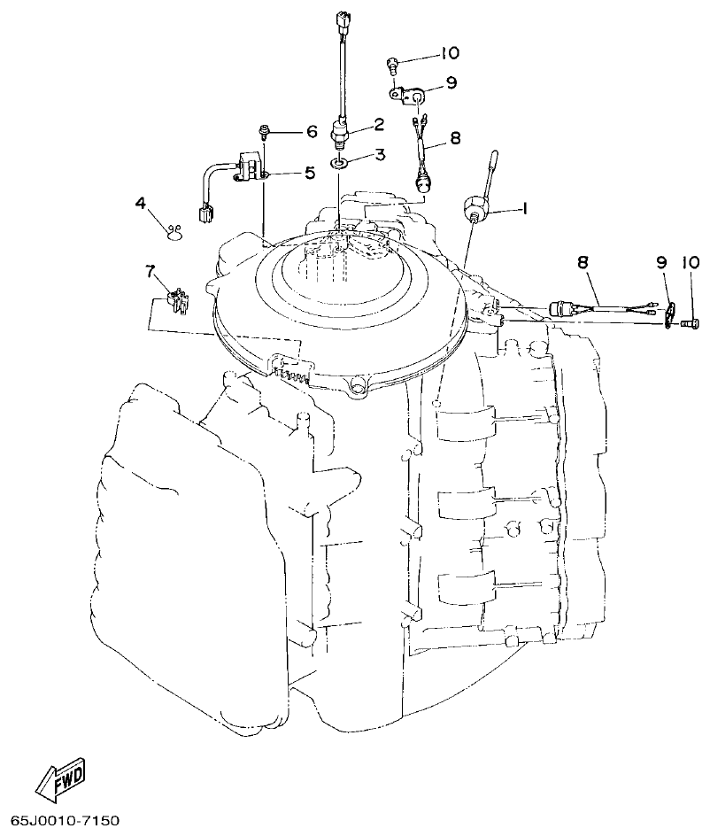 Yamaha 250BETO, L250BETO ELECTRICAL 4 parts diagram