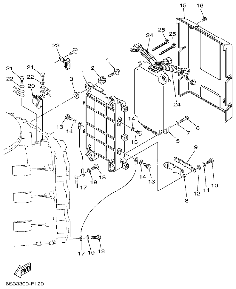 Yamaha 250GETO, L250GETO ELECTRICAL 1 parts diagram