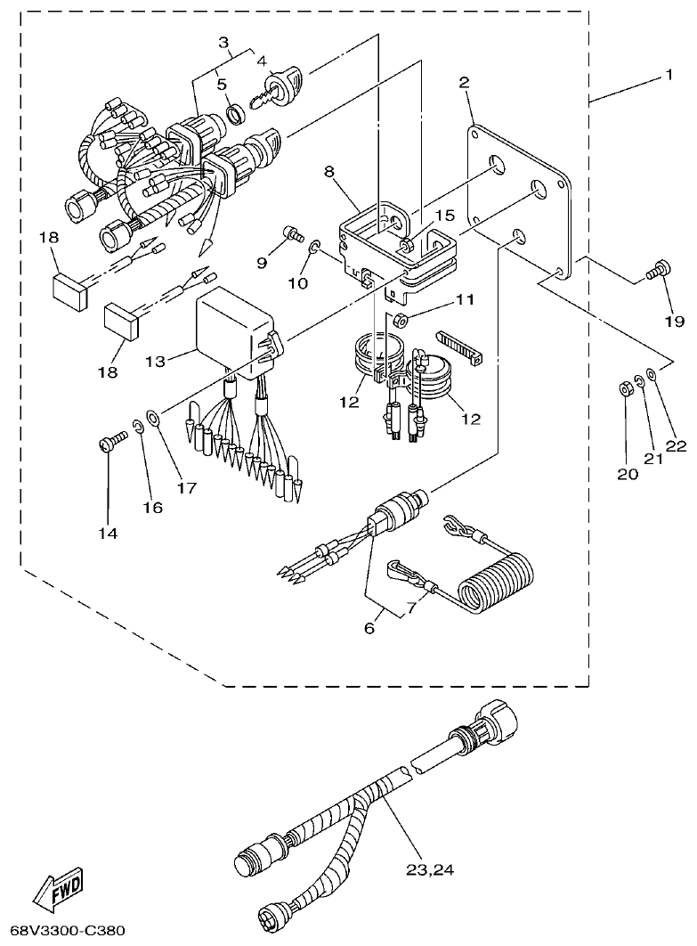 FIG. 34 — SWITCH & PANEL