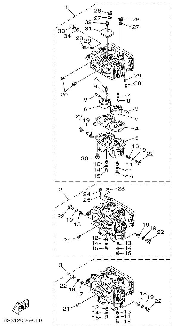 FIG. 6 — CARBURETOR