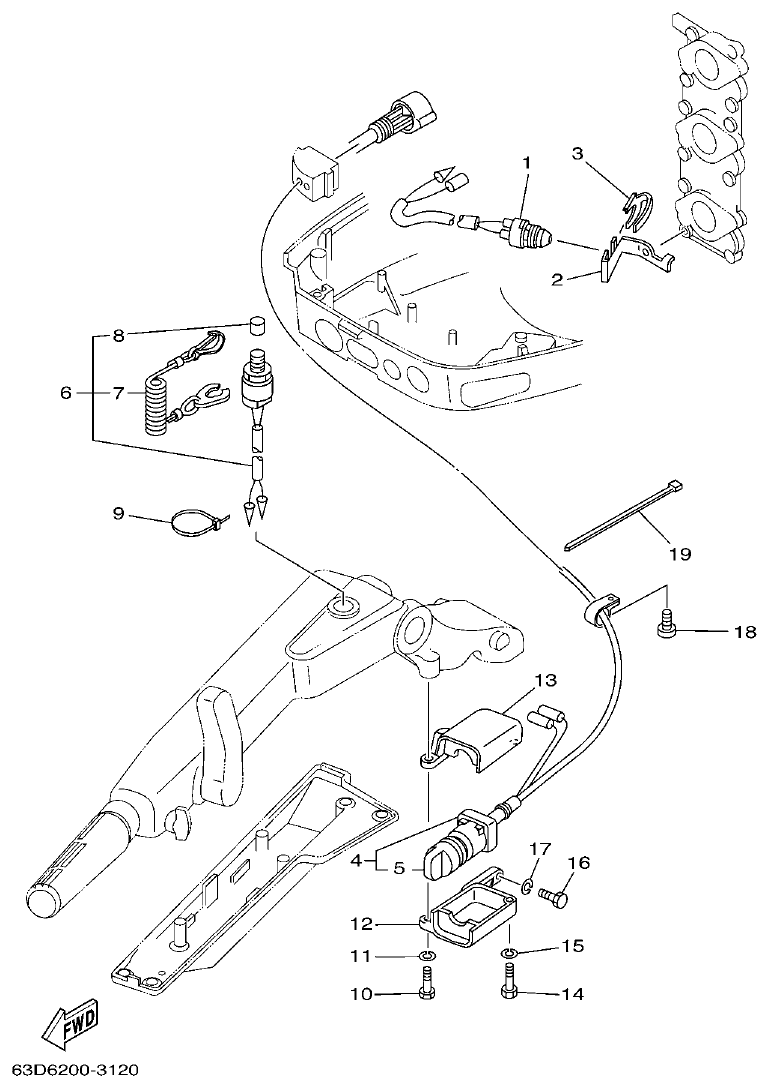 Yamaha PC_40V'04 ELECTRICAL 3 parts diagram