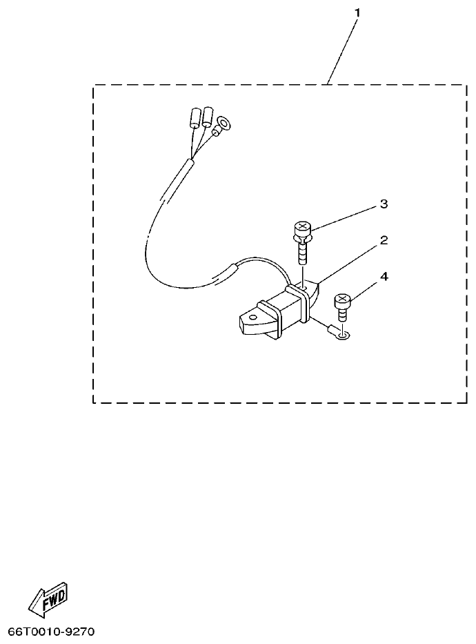 Yamaha E40X REPAIR KIT 3 parts diagram