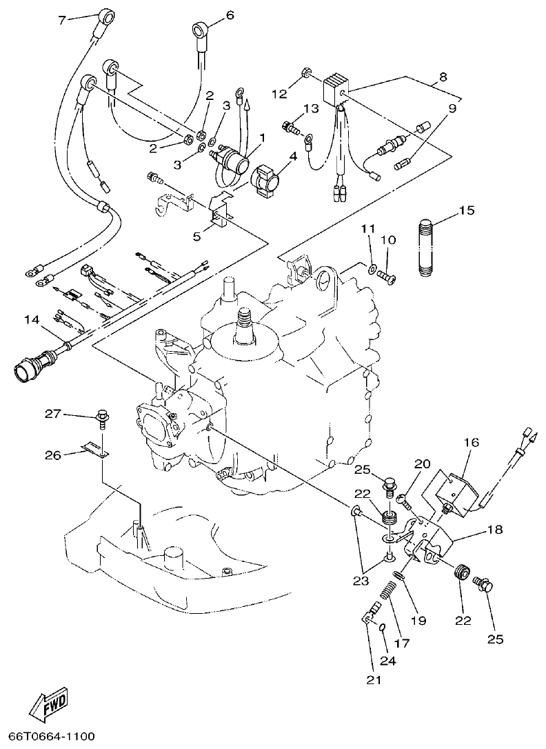 40XMH, 40XW – section 10 ELECTRICAL 2 parts diagram