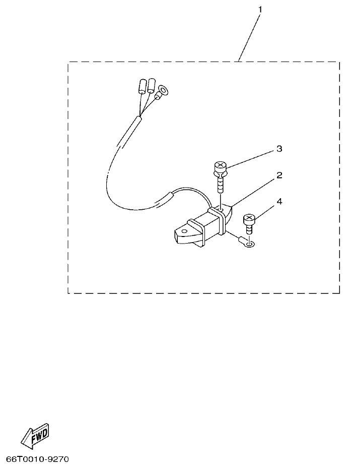 Yamaha E40XMH, 40XWT REPAIR KIT 3 parts diagram