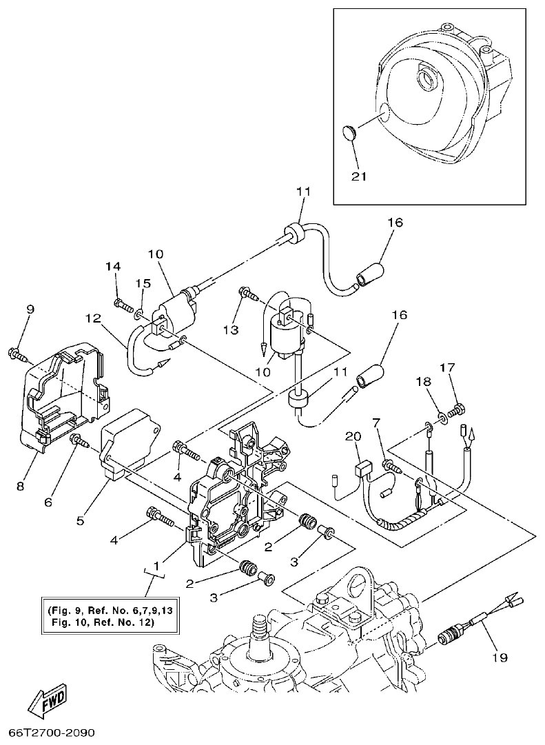 Yamaha E40XMH, 40XWT ELECTRICAL 1 parts diagram