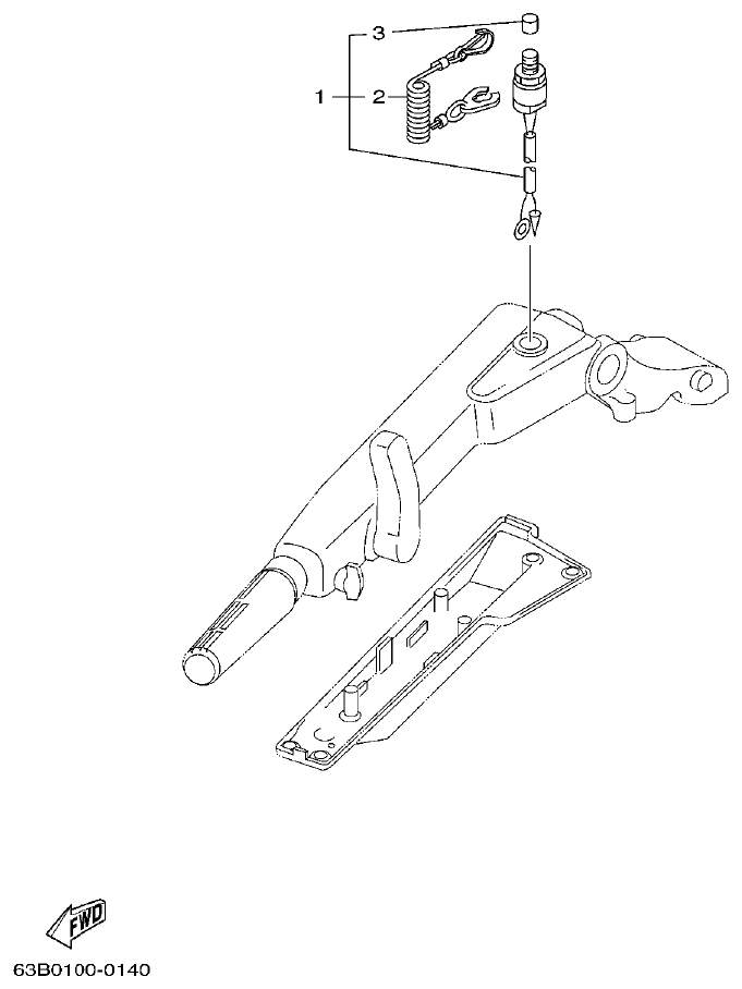 Yamaha 50HMHO ELECTRICAL 3 parts diagram