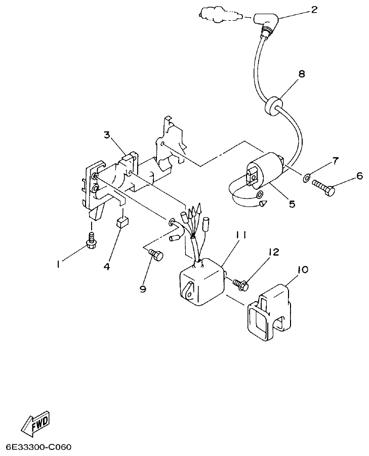 Yamaha 5CMH ELECTRICAL parts diagram