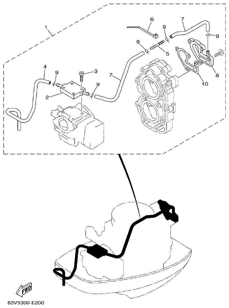 Yamaha 9FMH, 9GMH, 15FMH OPTIONAL PARTS parts diagram