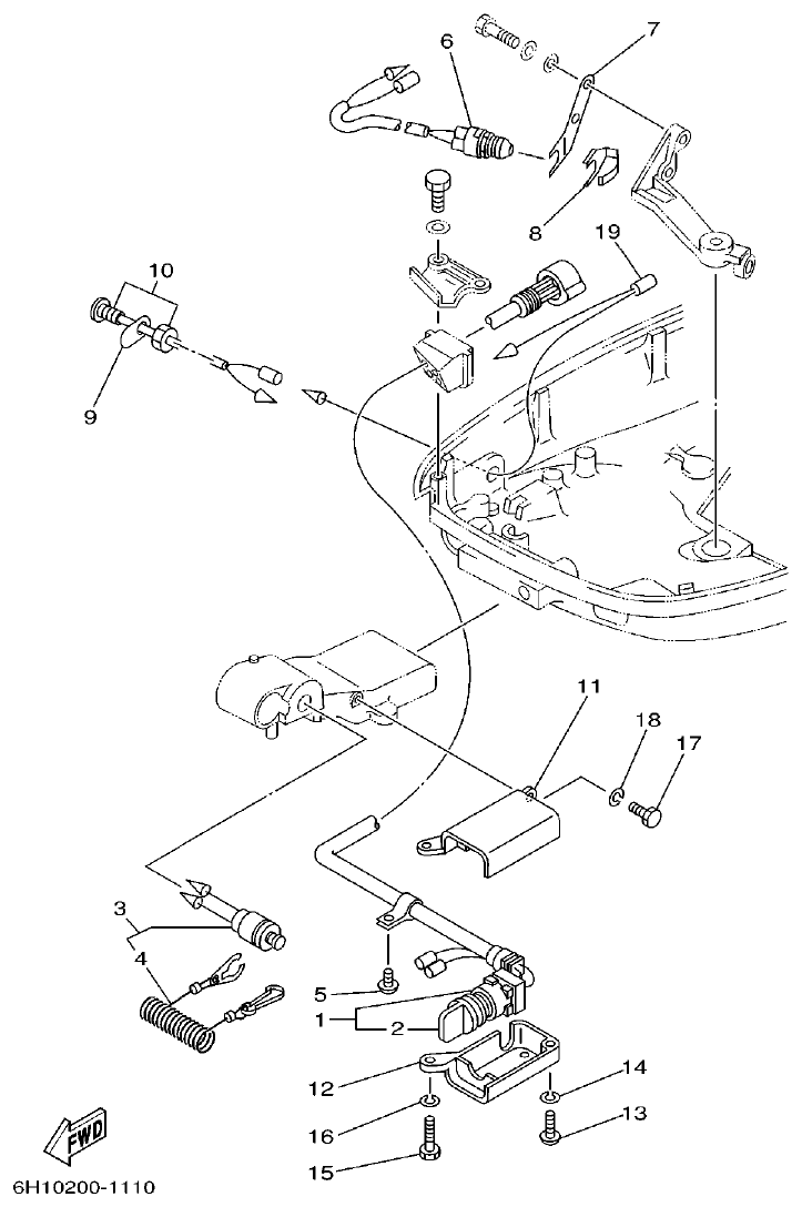 Yamaha A1 ELECTRICAL 2 parts diagram