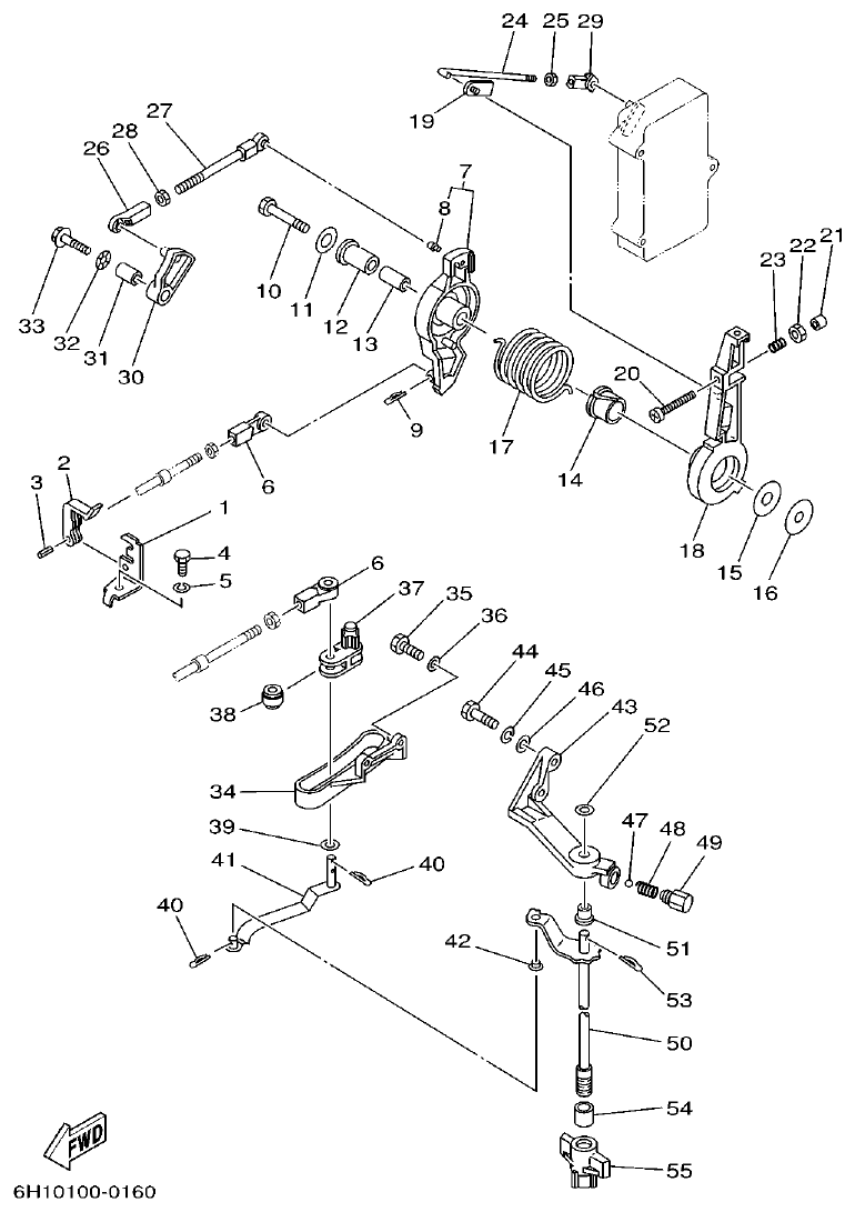Yamaha A1 CONTROL parts diagram