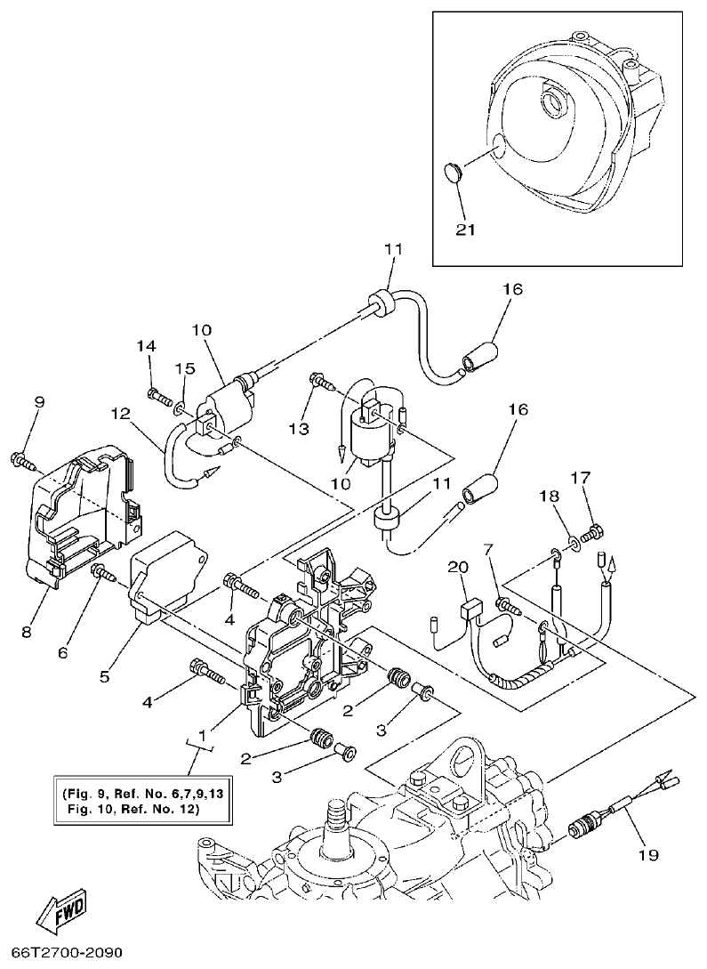Yamaha E40XMH ELECTRICAL 1 parts diagram