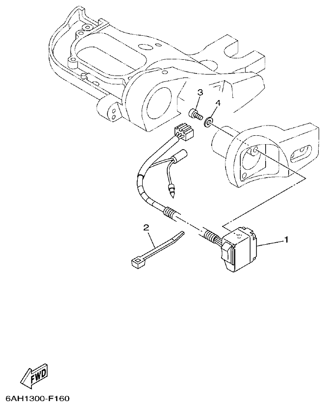 Yamaha F15C ELECTRICAL 5 parts diagram