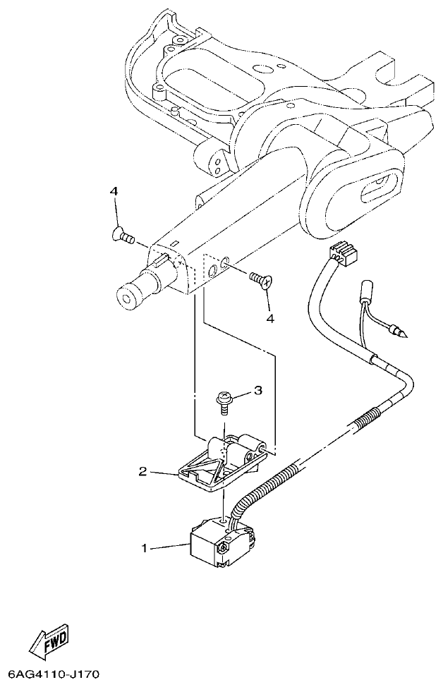 Yamaha 20 ELECTRICAL 5 parts diagram
