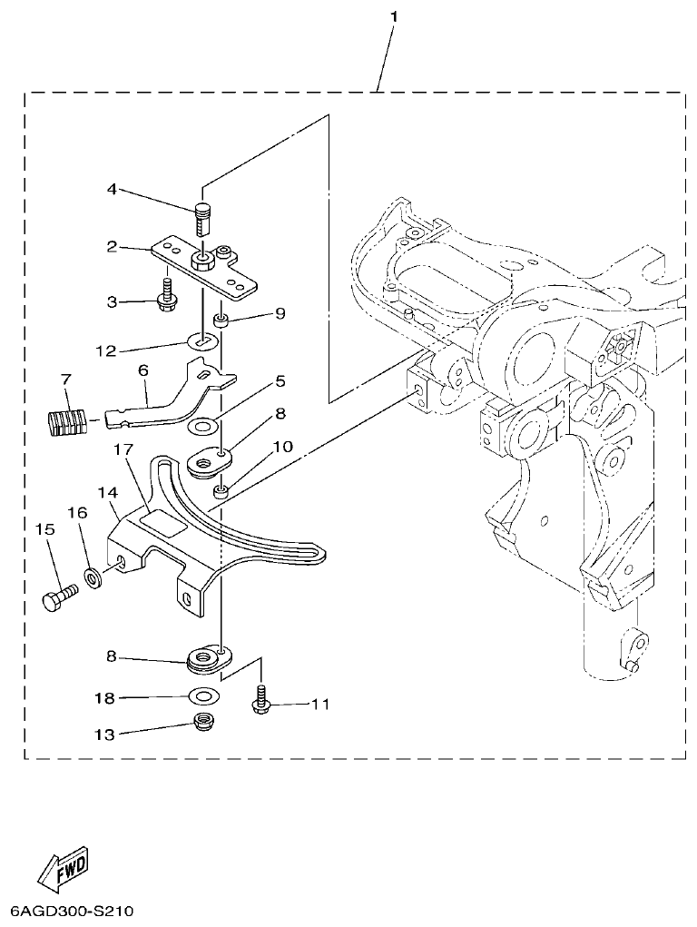 Yamaha 20 STEERING FRICTION parts diagram