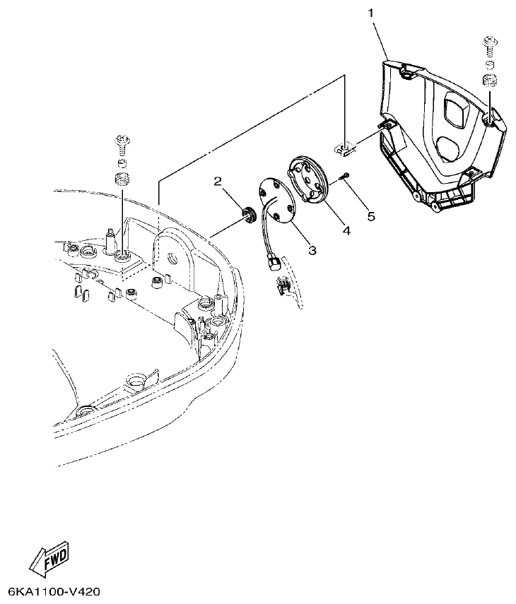 Yamaha F300XCB2, F300NCB2 OPTIONAL PARTS 2 parts diagram