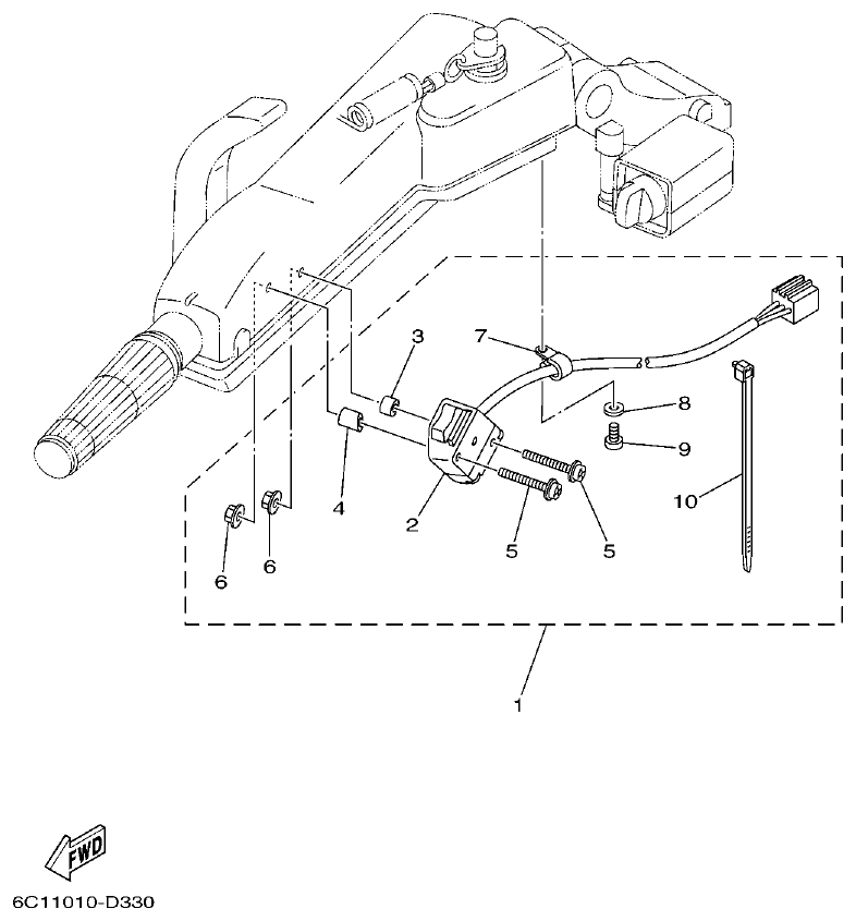 Yamaha F50F, F60C OPTIONAL PARTS parts diagram