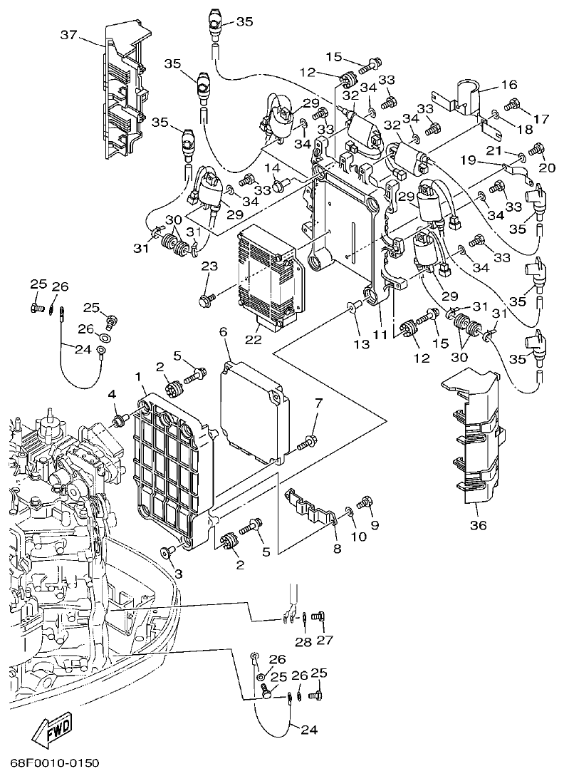 Yamaha LZ200NETO ELECTRICAL 1 parts diagram