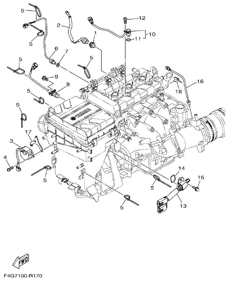 Yamaha VX1050 ELECTRICAL 2 parts diagram