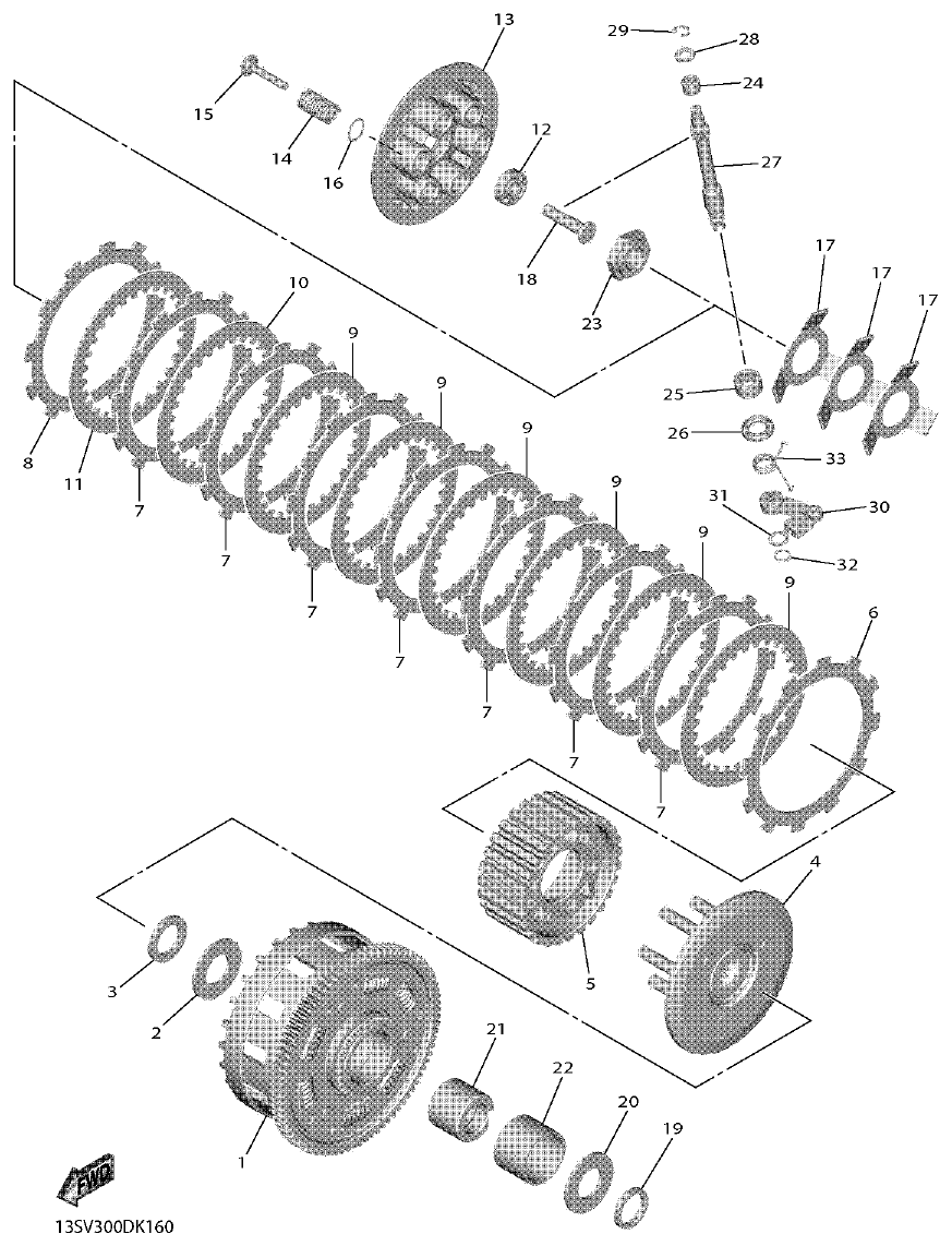 FIG. 16 — CLUTCH