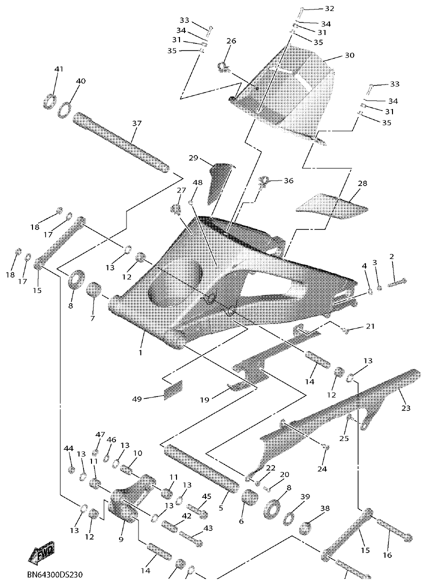 FIG. 23 — REAR ARM