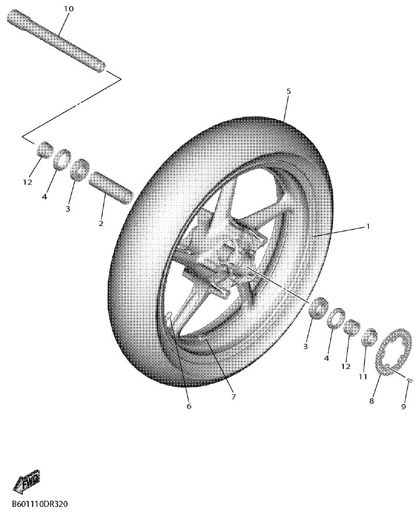 FIG. 29 — FRONT WHEEL