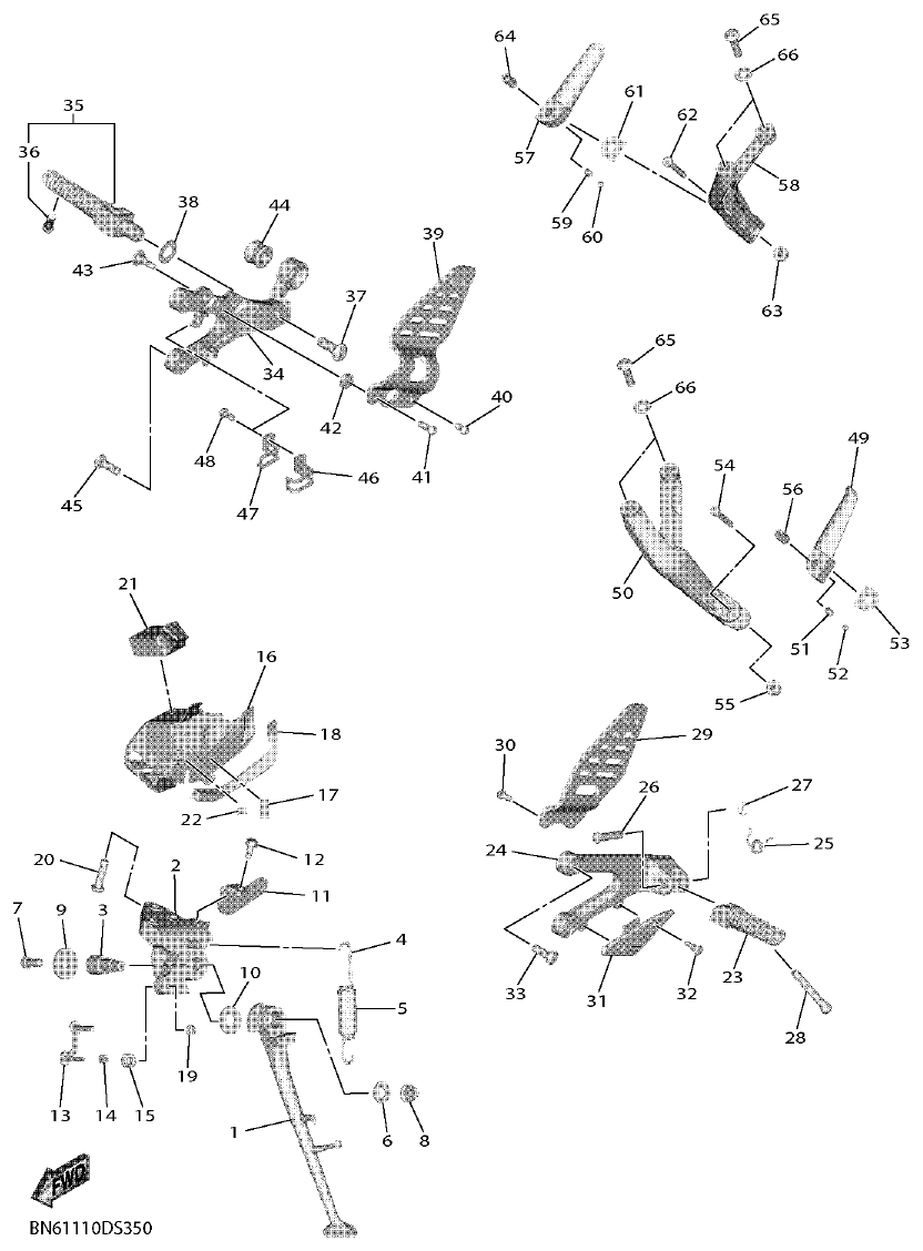 FIG. 35 — STAND & FOOTREST
