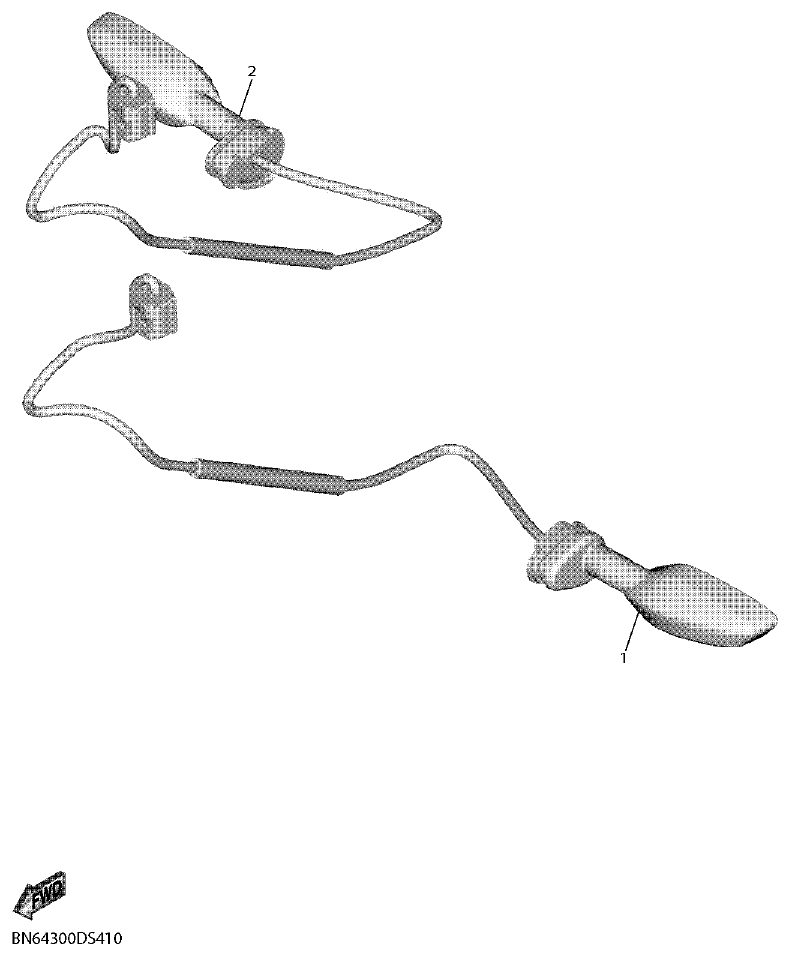 Yamaha YZF600 FLASHER LIGHT parts diagram