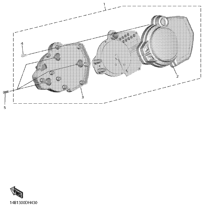 Yamaha YZF600 METER parts diagram
