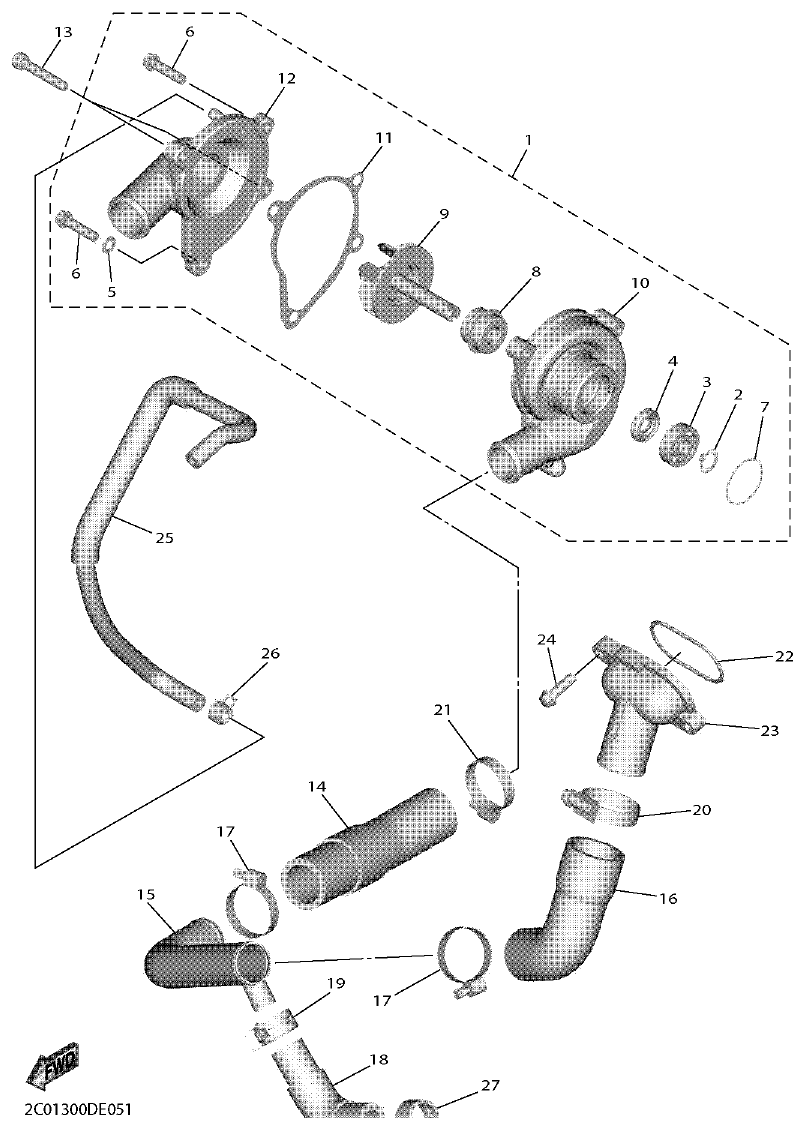 FIG. 5 — WATER PUMP