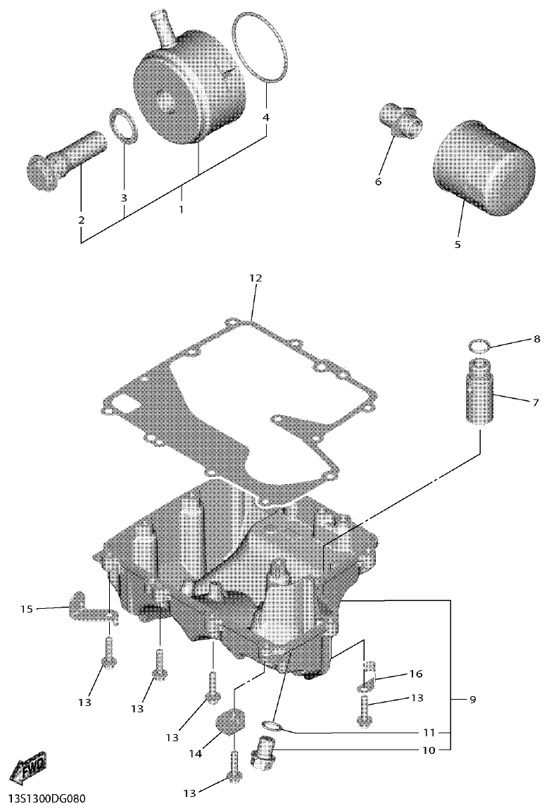FIG. 8 — OIL CLEANER