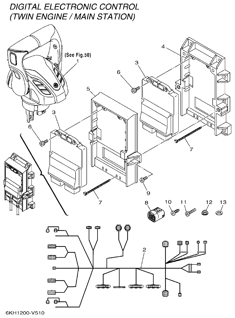 Yamaha F300GET, FL300GET OPTIONAL PARTS 11 parts diagram
