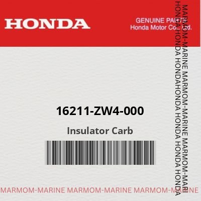 16211-zw4-000 Insulator Carb