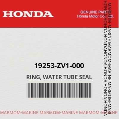 19253-zv1-000 RING, WATER TUBE SEAL
