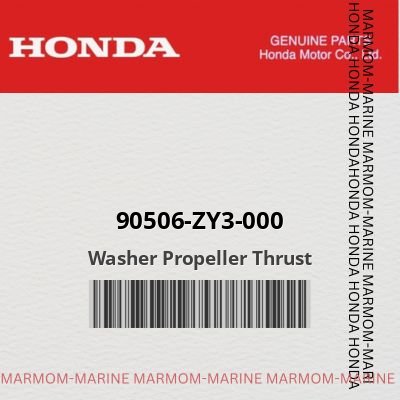 90506-zy3-000 Washer Propeller Thrust