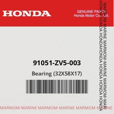 91051-zv5-003 Bearing (32X58X17)
