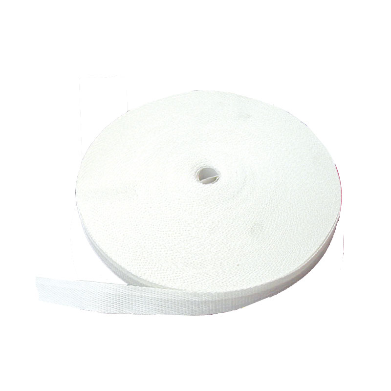00043 Polyester Webbing 25mm - White - (Roll 50m),Thickness 0,9mm
